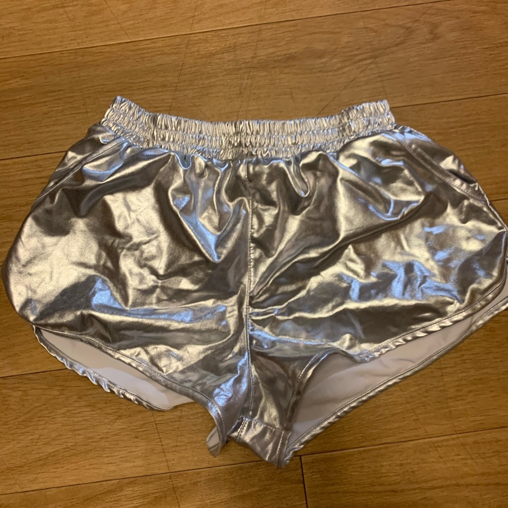 Amazon metallic shorts